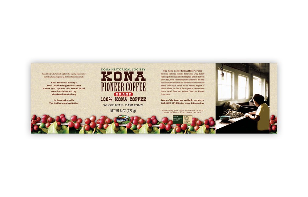 02 Graphic design coffee label